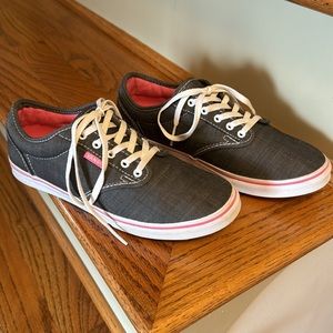 VANS 🩷 🩶 Atwood Low Gray sneakers in excellent condition - Women's 6.5